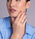 Dew Drops Open Ring in Silver