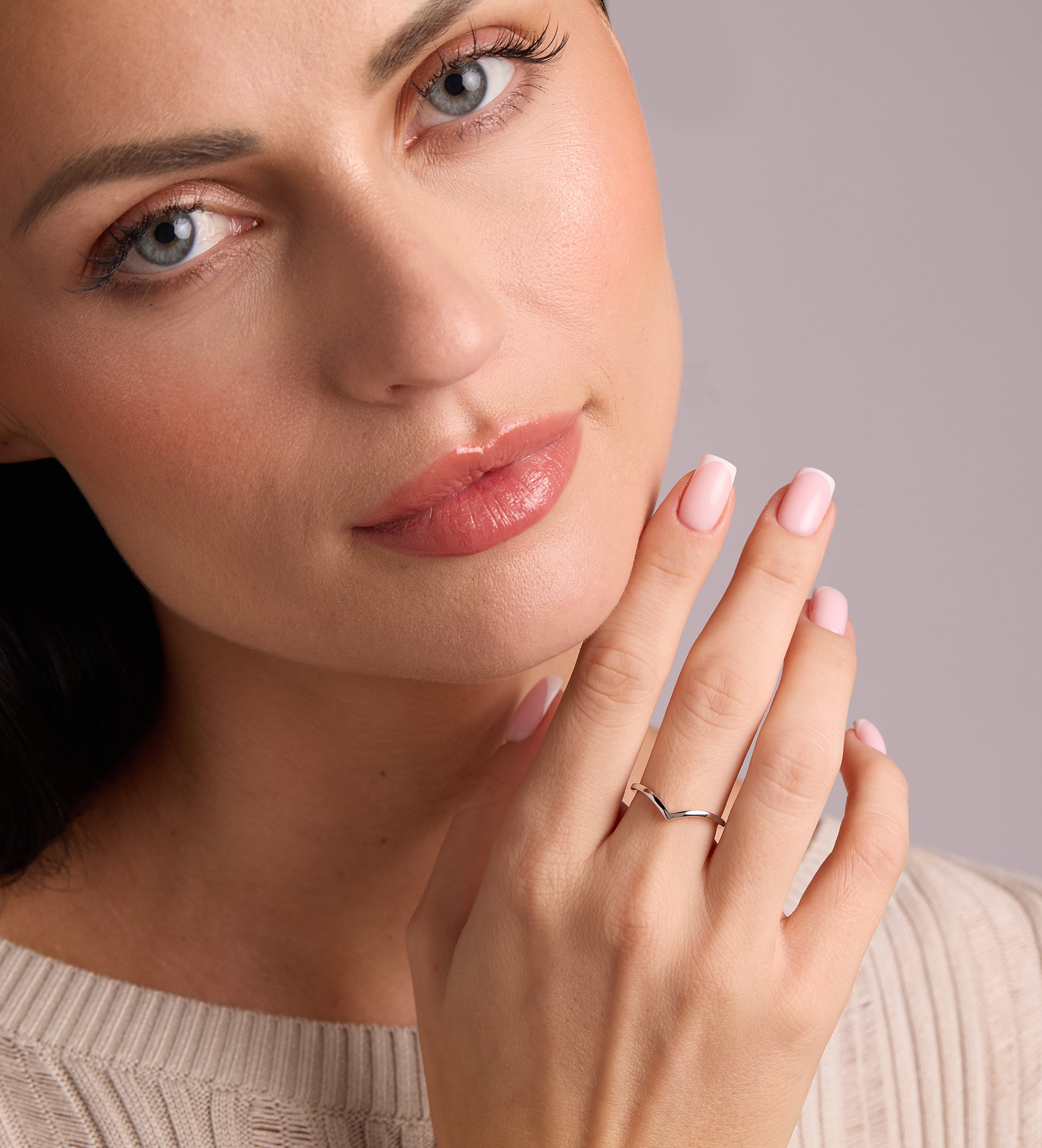 Wishbone Ring in Silver