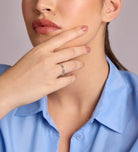 Chained Ring in Silver