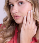 Thin Stacker Ring in Silver