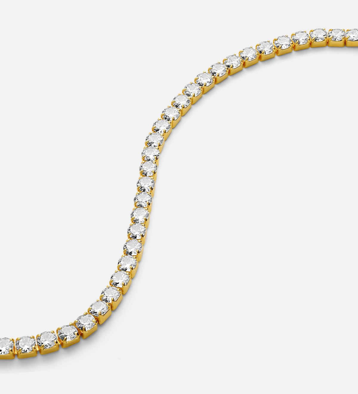 Tennis Bracelet in 18k Gold Plating on 925 Silver - Ash & Harry