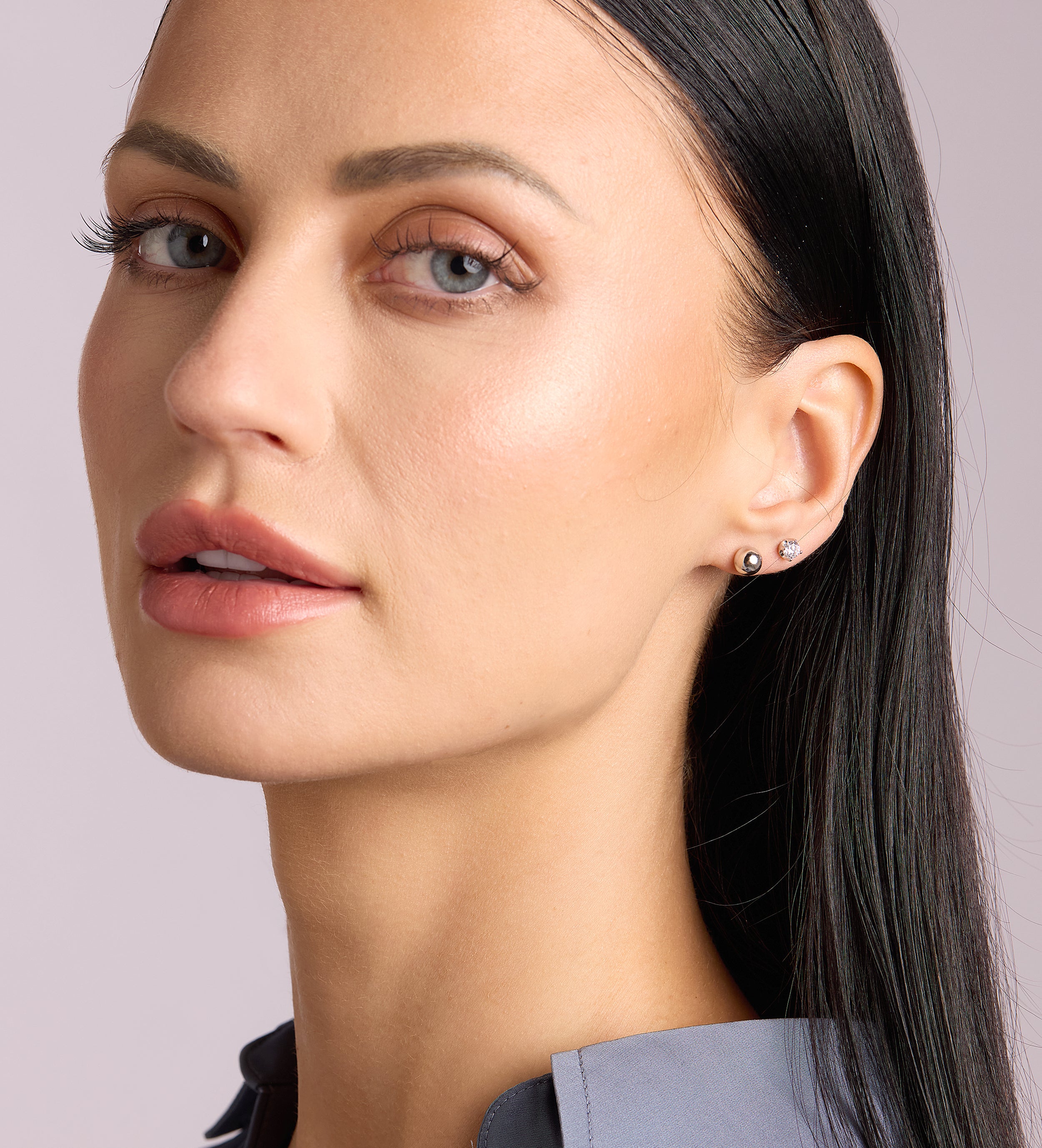 Bold Ball Studs in Silver