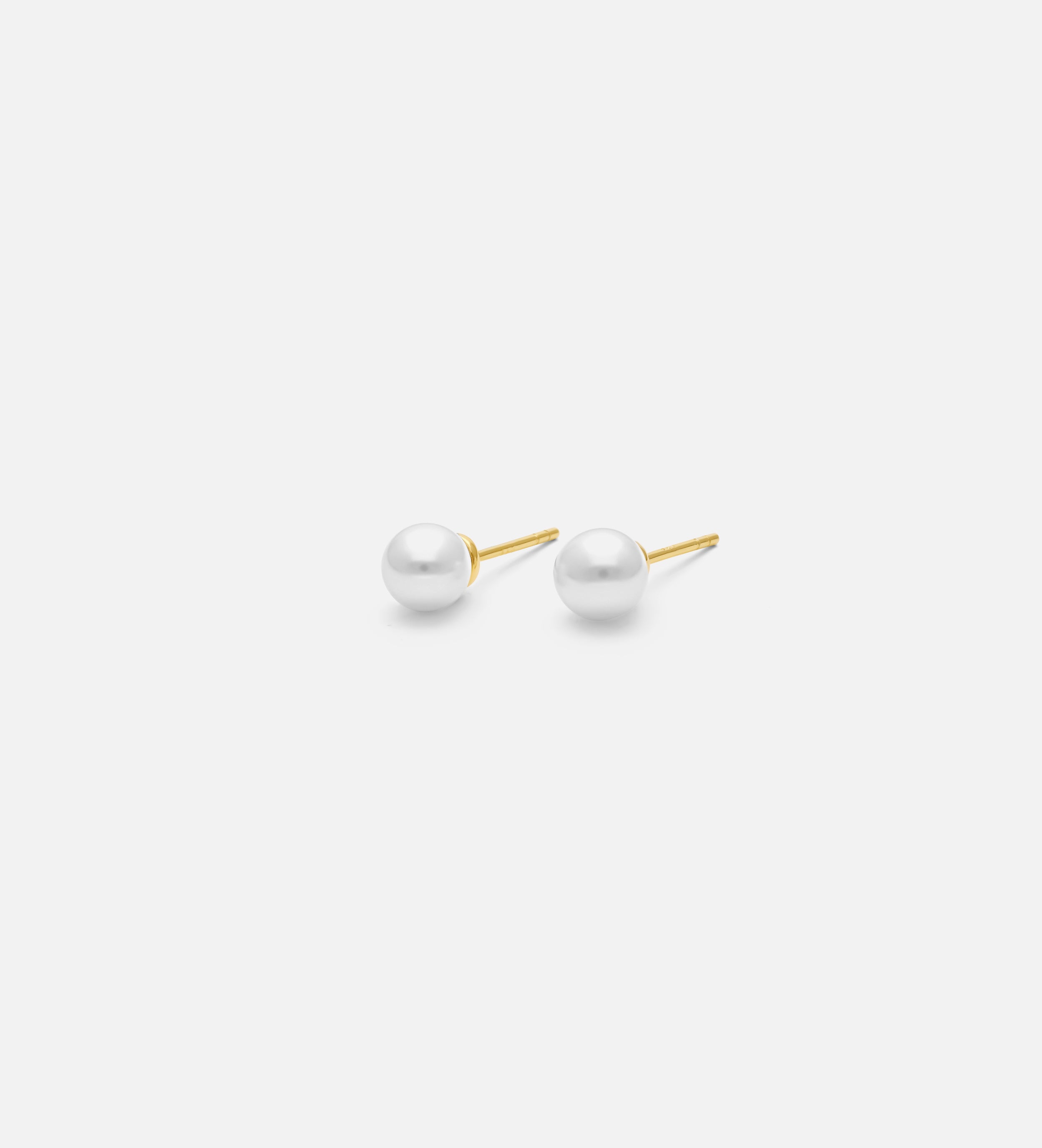 Pearl Studs in Gold