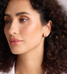 Classic Huggie Hoops in Silver