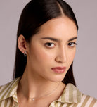 Pearl Drop Starburst Earrings in Silver