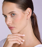 Spiral Hoops in Silver