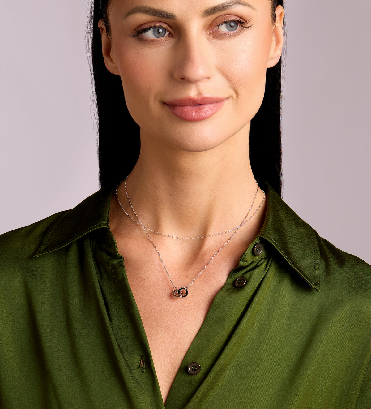 Chain Necklace in Rhodium Plating on 925 Silver - Ash & Harry
