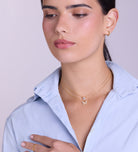 Solitaire Pendant Necklace in Gold