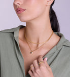 Lock Necklace in Gold