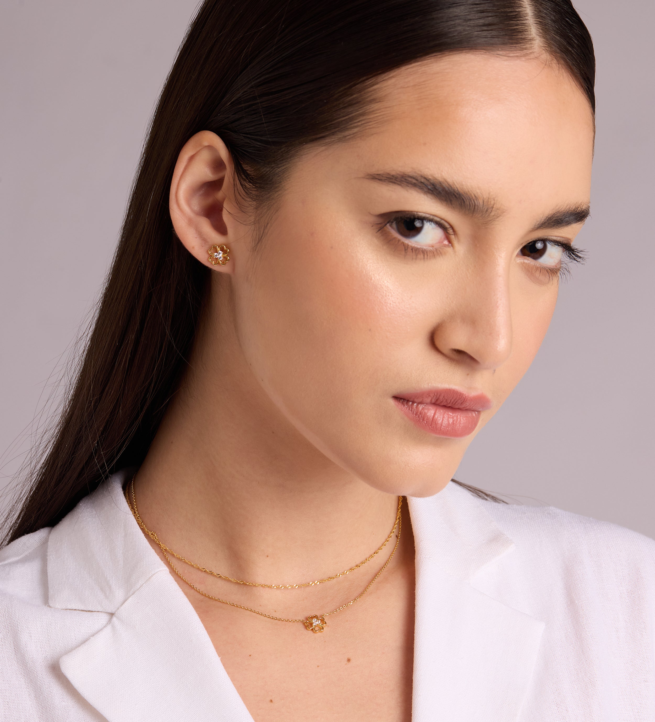 Rope Chain Necklace in Gold