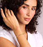 Herringbone Bracelet in Gold