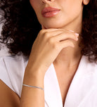 Herringbone Bracelet in Silver