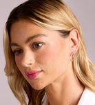 Thin Large Hoops in Silver