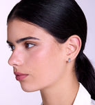 Bold Huggie Hoops in Silver