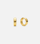 Bold Small Hoops in Gold