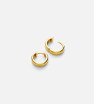 Bold Small Hoops in Gold
