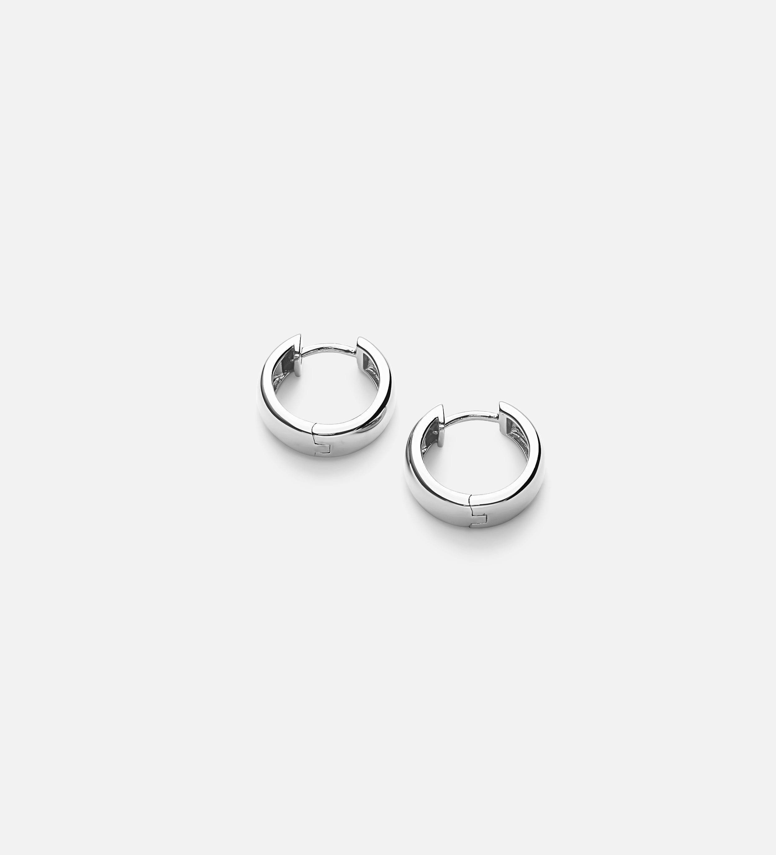 Bold Small Hoops in Silver