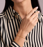 Dotted Chain Bracelet in Gold