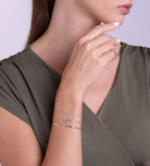 Anchor Chain Bracelet in Silver