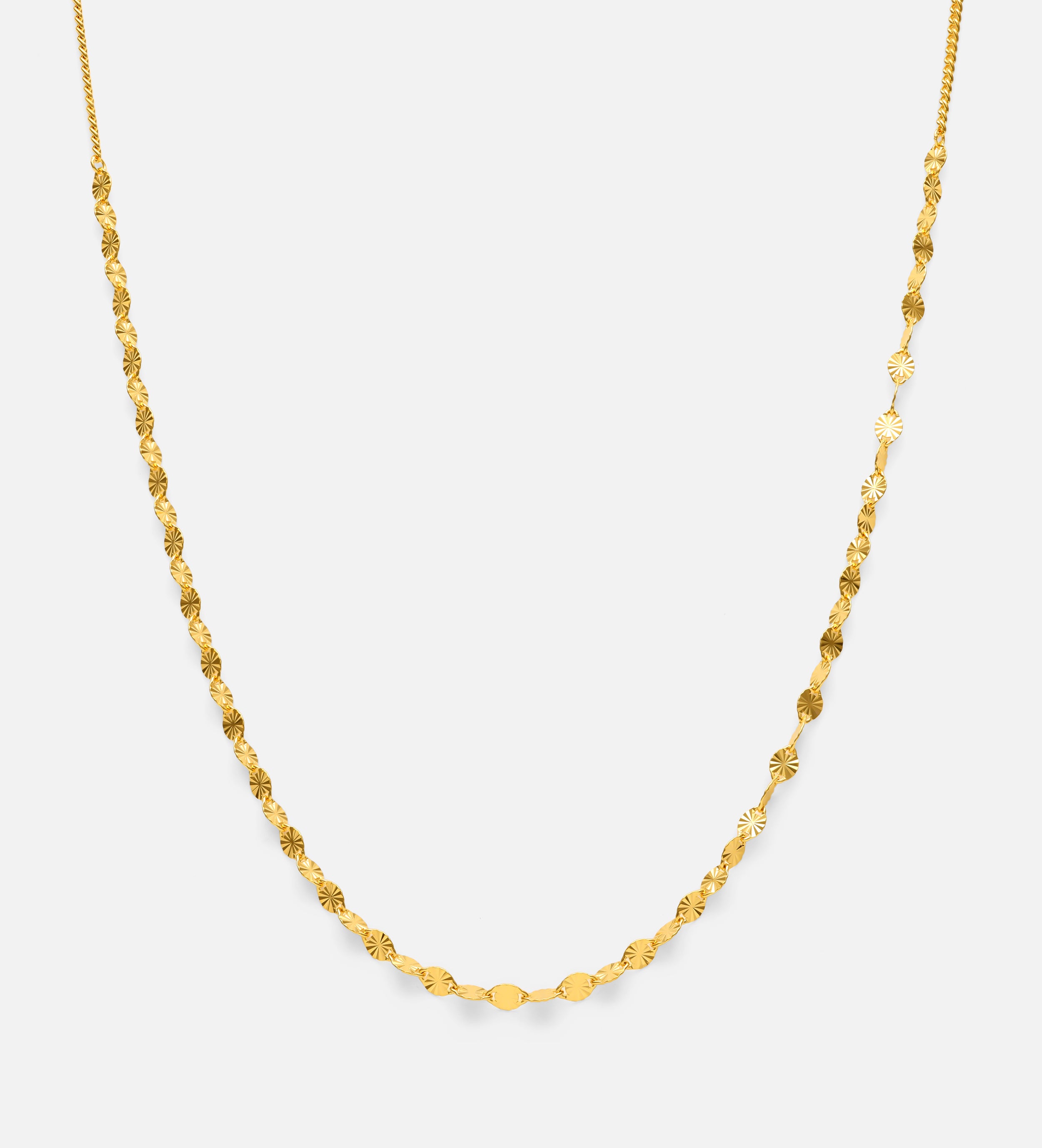 Flutter Chain Choker in Gold