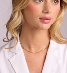 Flutter Chain Choker in Gold