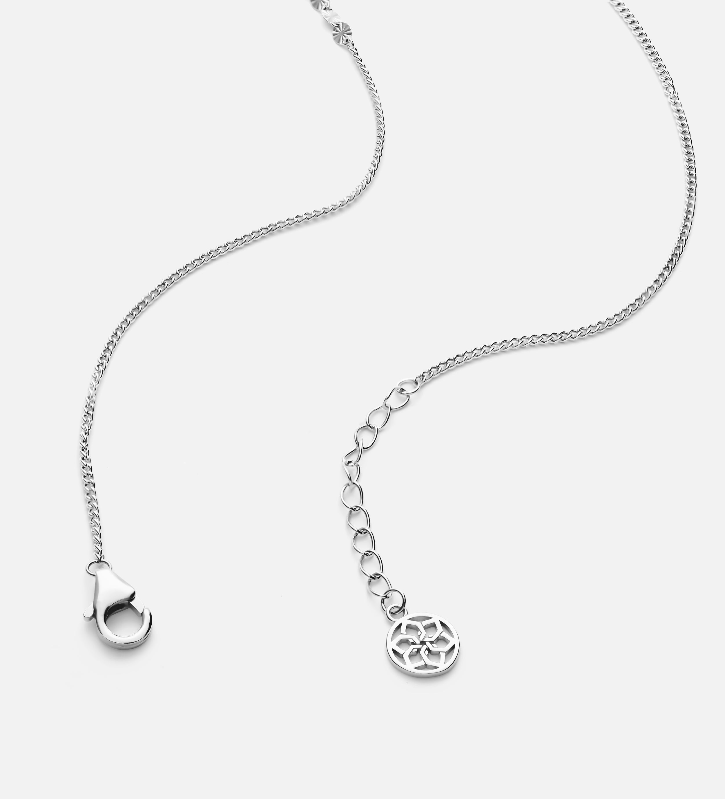 Flutter Chain Choker in Silver