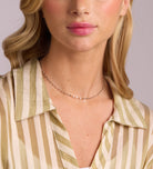 Flutter Chain Choker in Silver