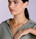 Curb Chain Necklace in Gold