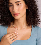 Tennis Necklace in Gold