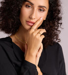 Half Infinity Band in Gold