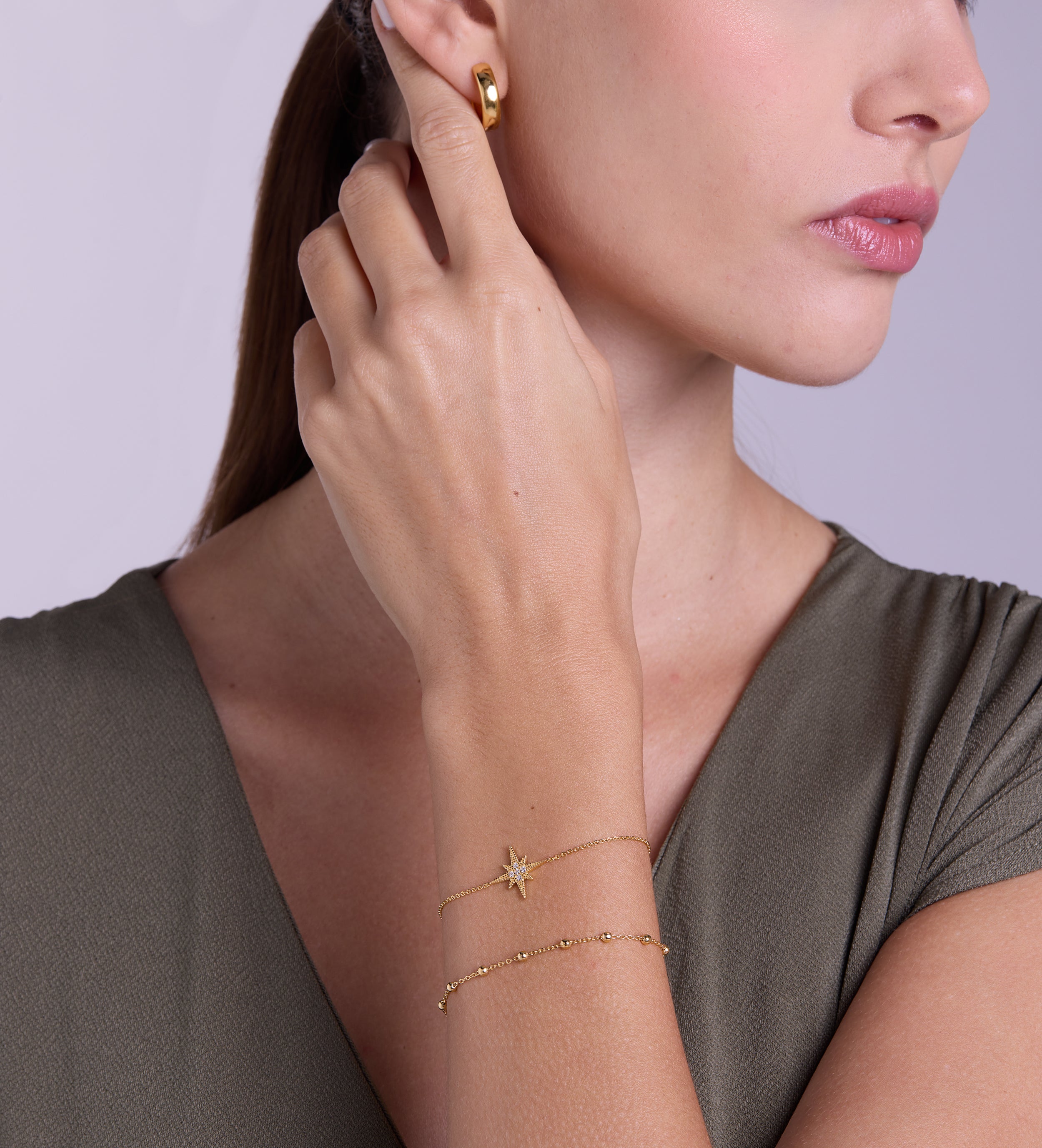 Starburst Bracelet in Gold