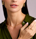 Pave Flower Ring in Gold