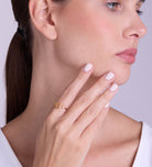 Heart to Heart Ring in Gold