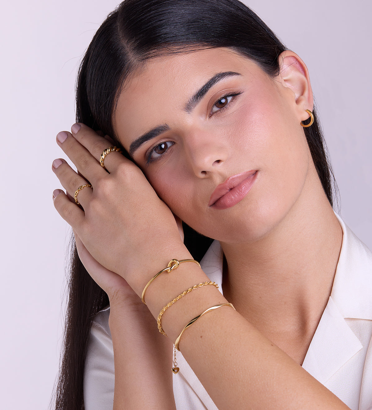 Rope Bracelet in 18k Gold Plating on 925 Silver - Ash & Harry