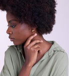 Bold Medium Hoops in Gold