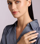 Pave Spade Earrings in Gold