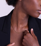 Paperclip Necklace in Gold