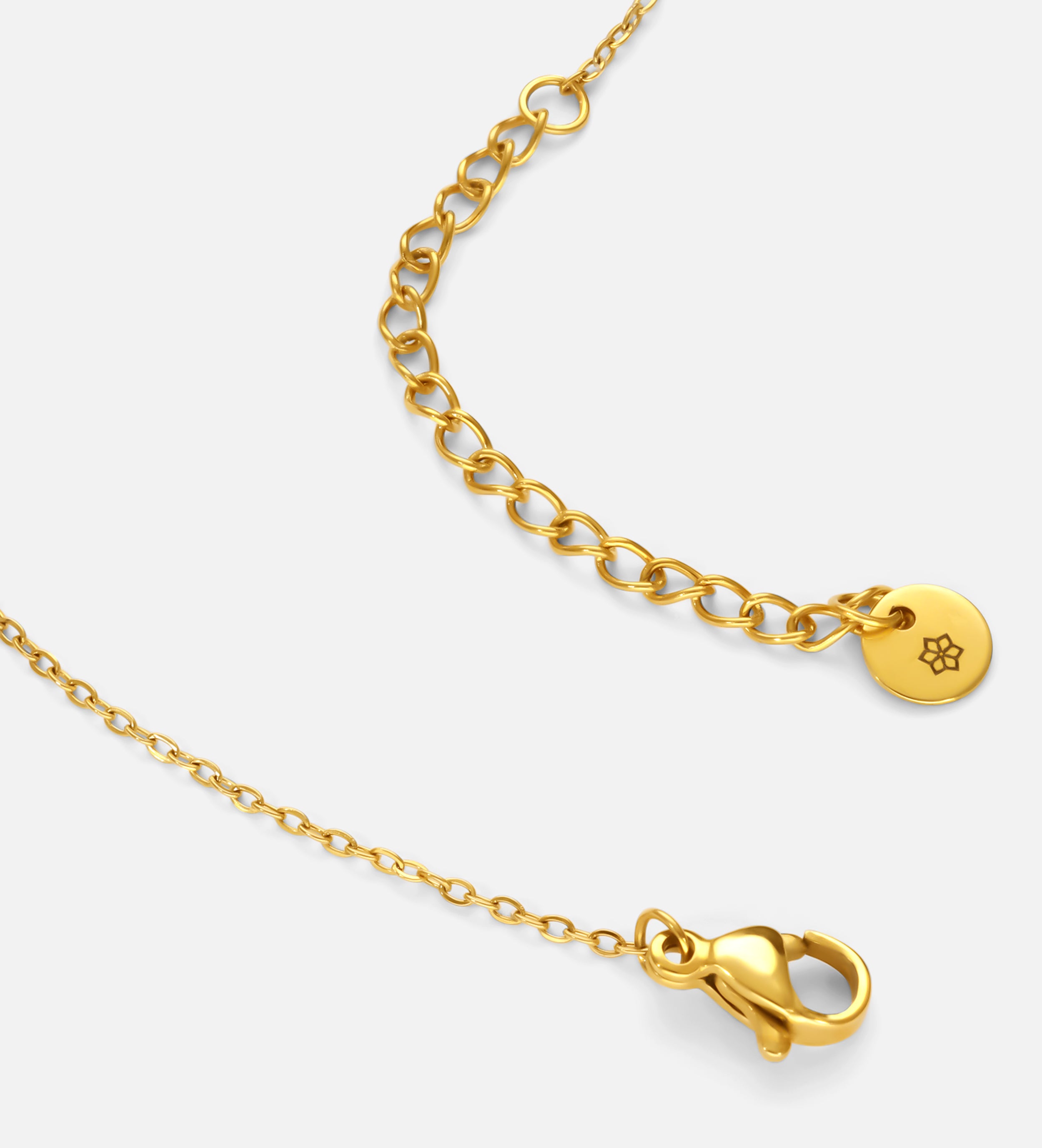 Aura Sunburst Necklace in Gold