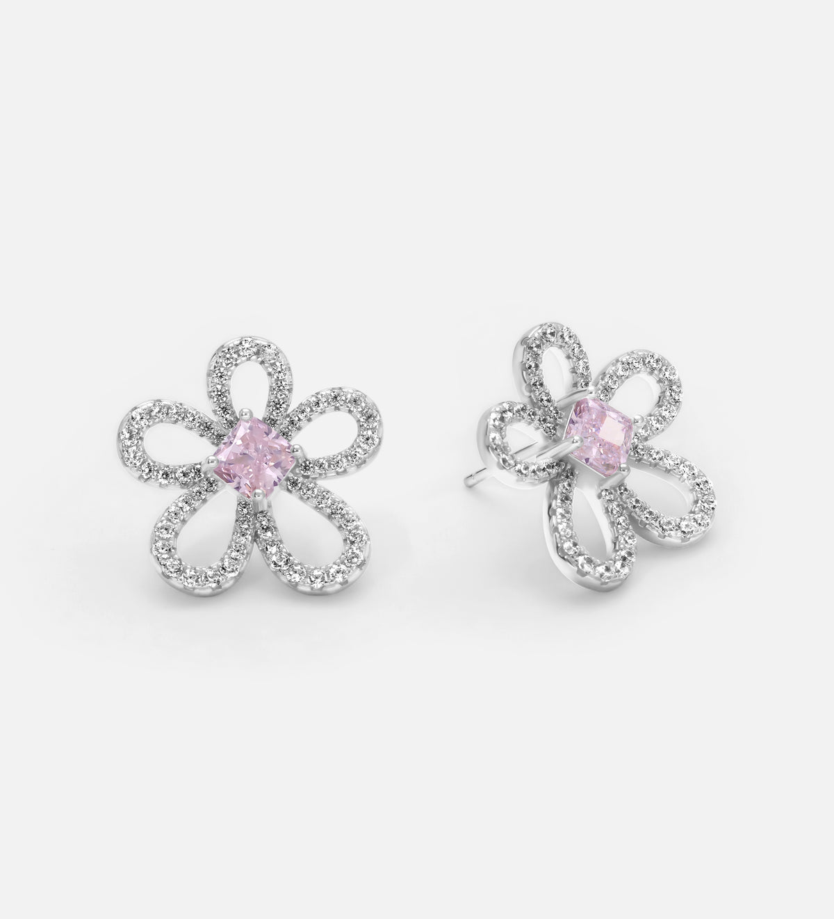 Blush Petal Full Set in Silver - 2 Items - Ash & Harry