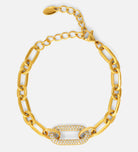 Bold Crystal Link Bracelet