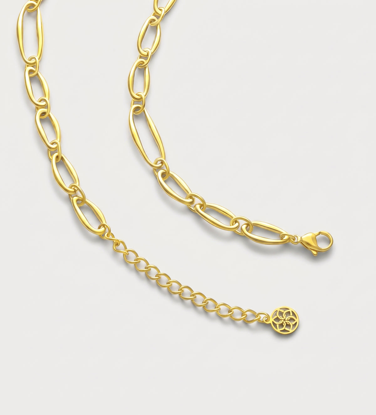 Bold Paperclip Link Necklace in Gold - Ash & Harry