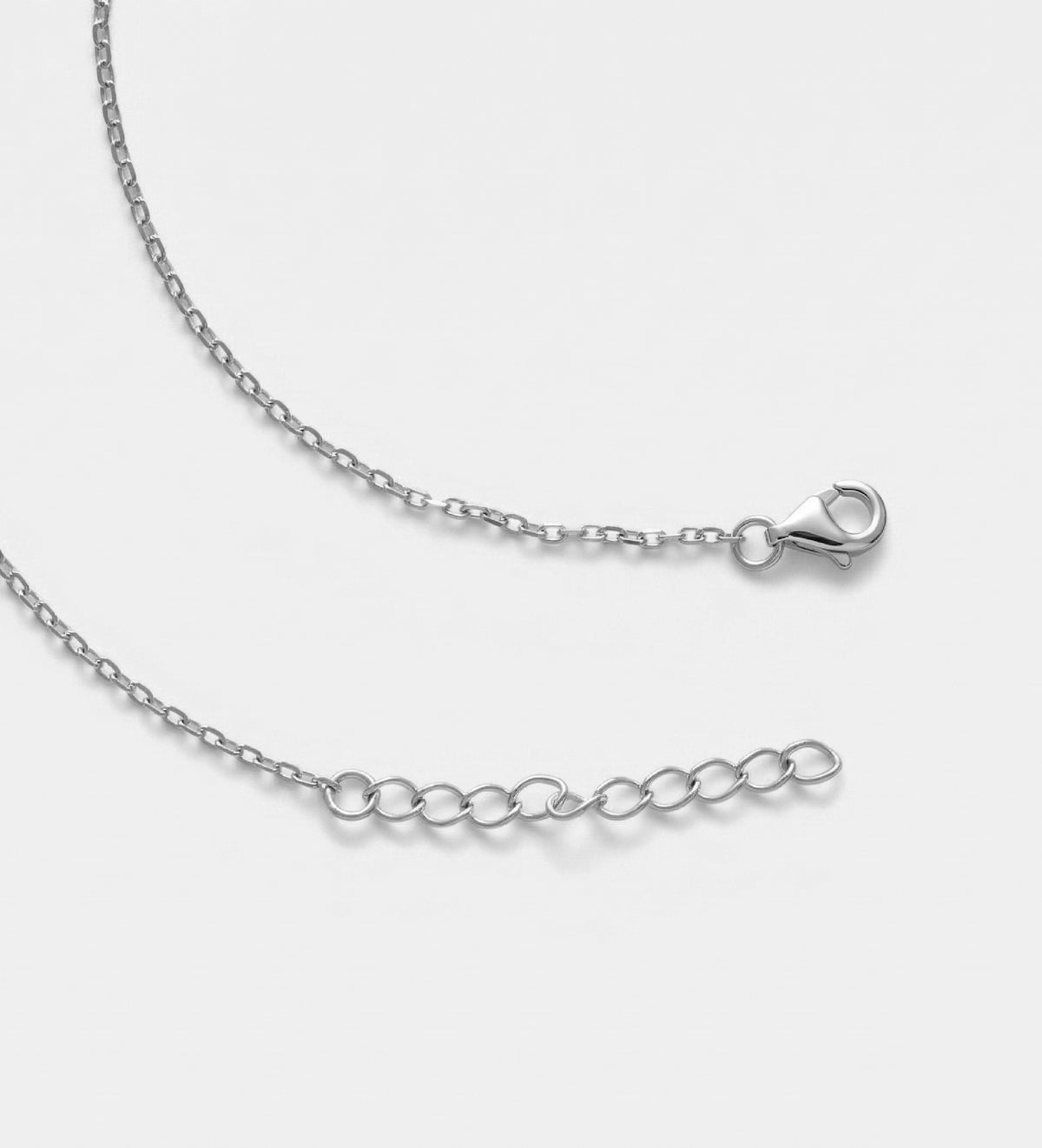Canary Rose Glow Necklace in 925 Silver with White and Crafted Canary Simulated Diamonds - Ash & Harry