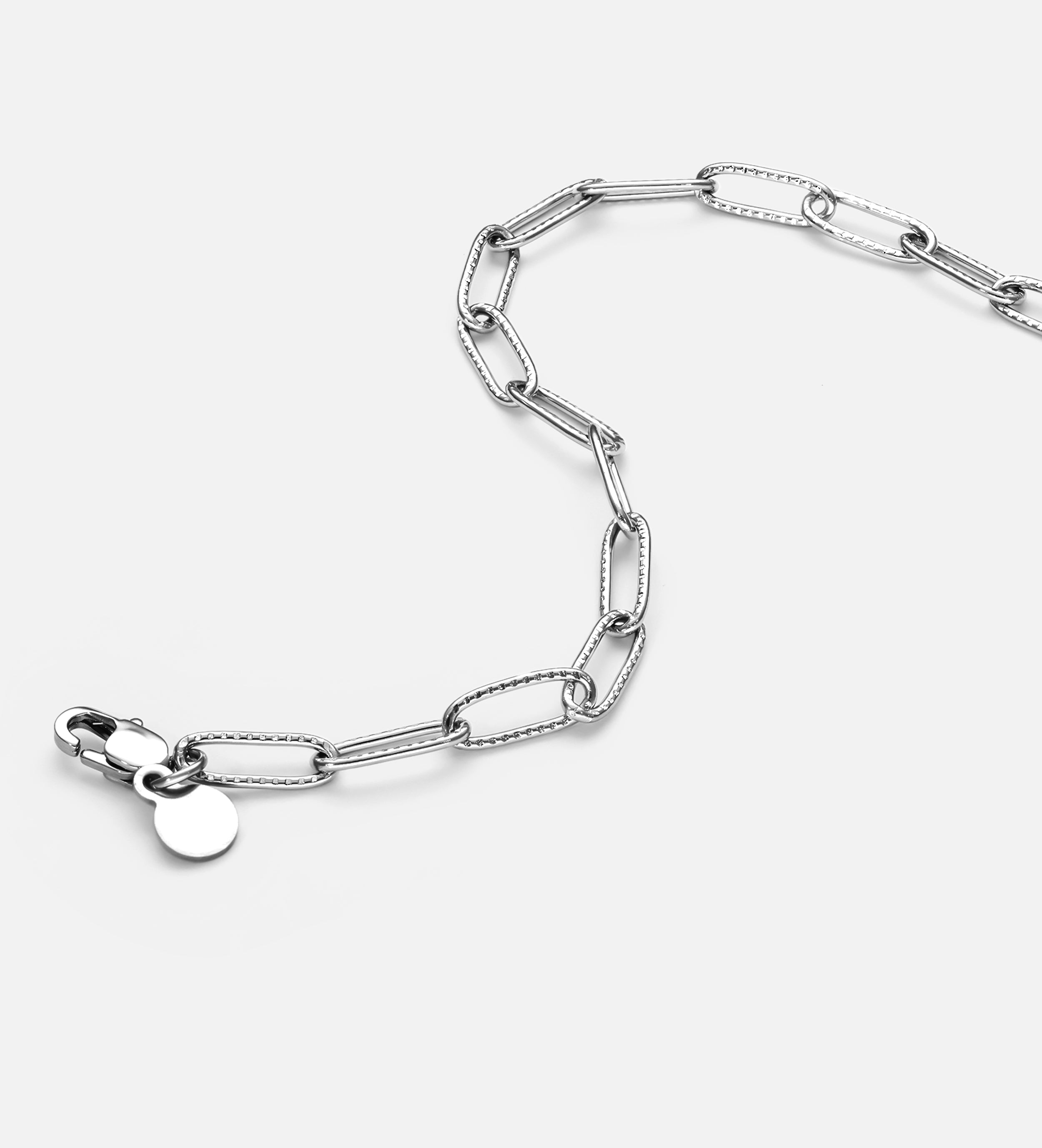 Delicate Paperclip Heart Bracelet