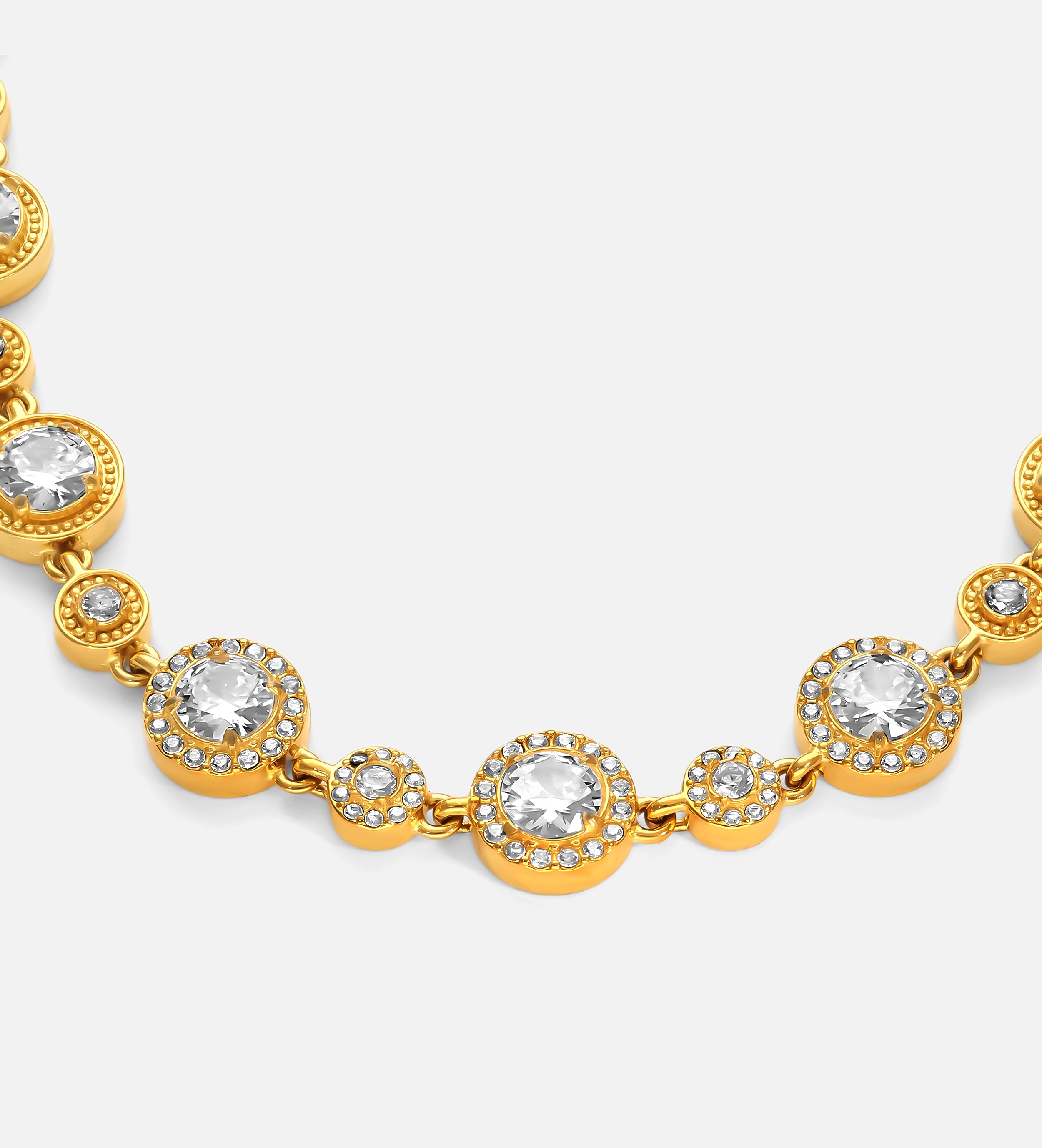 Gatsby’s Gala Vintage Bezel-Set Bracelet