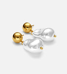 Golden Baroque Drop Earrings