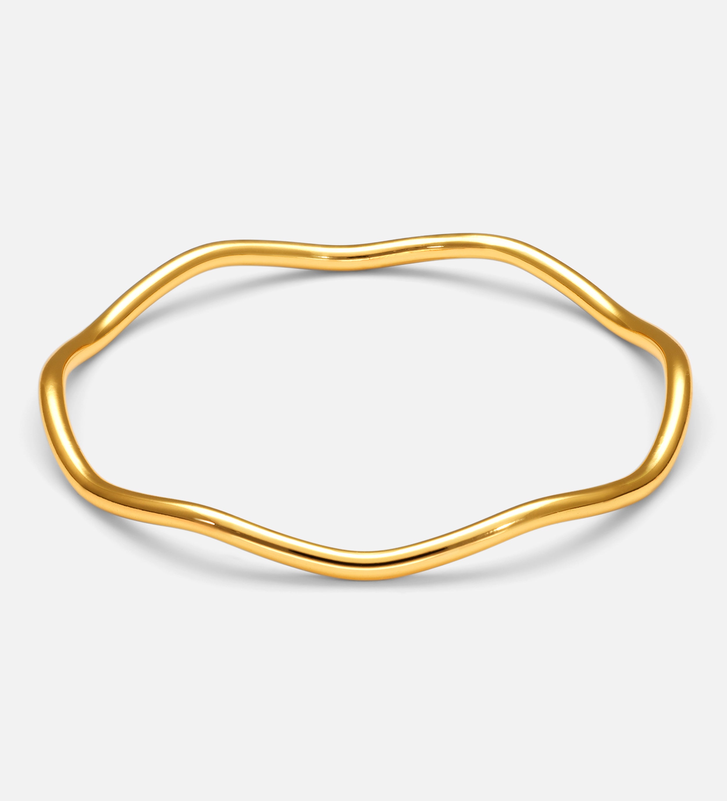 Golden Wave Bangle