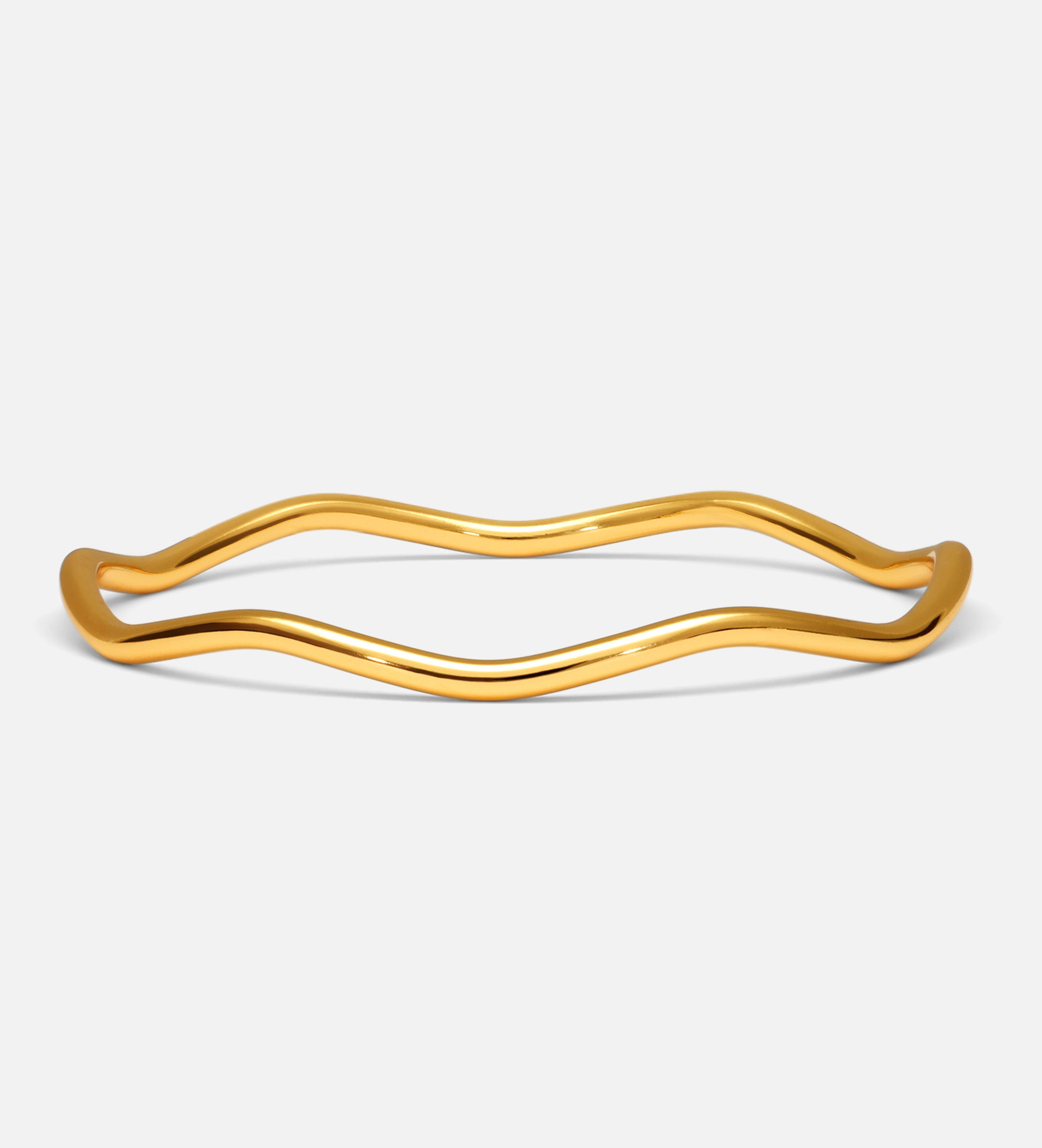 Golden Wave Bangle