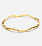 Golden Wave Bangle