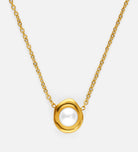 Heart of Gold Pearl Necklace