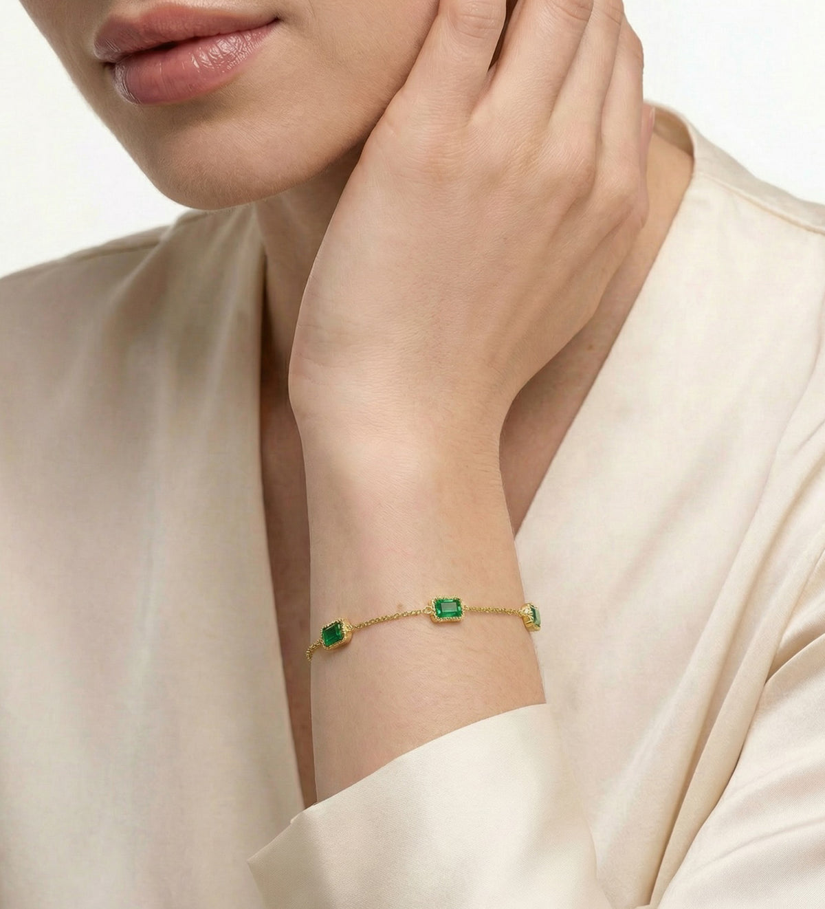 Irish Emerald Bracelet - Ash & Harry